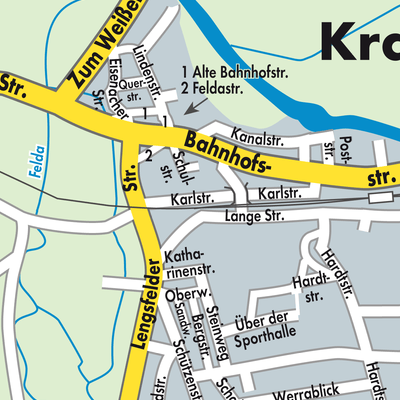 Stadtplan Krayenberggemeinde