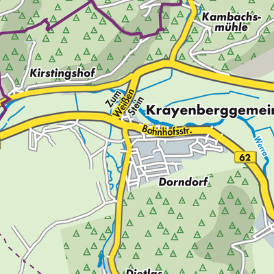 Übersichtsplan Krayenberggemeinde