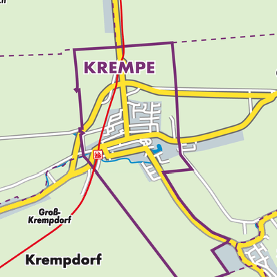 Übersichtsplan Krempe