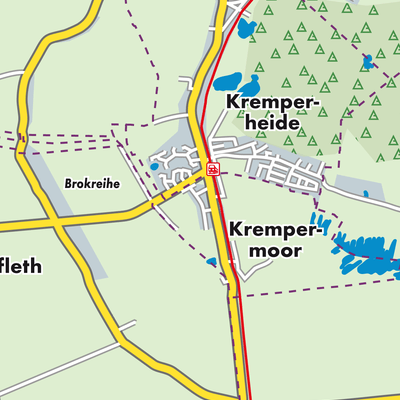 Übersichtsplan Krempermoor