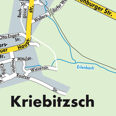 Stadtplan Kriebitzsch