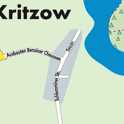Stadtplan Kritzow