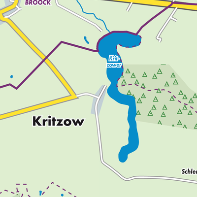 Übersichtsplan Kritzow