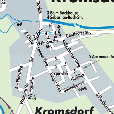 Stadtplan Kromsdorf