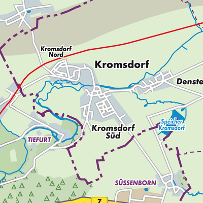 Übersichtsplan Kromsdorf
