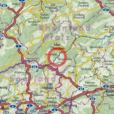 Landkarte Kronweiler