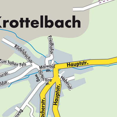 Stadtplan Krottelbach