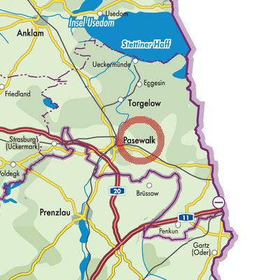 Landkarte Krugsdorf