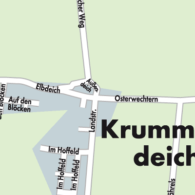 Stadtplan Krummendeich