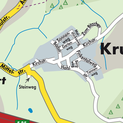 Stadtplan Krunkel