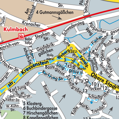 Stadtplan Kulmbach