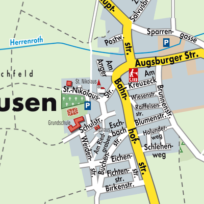 Stadtplan Kutzenhausen