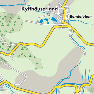 Übersichtsplan Kyffhäuserland