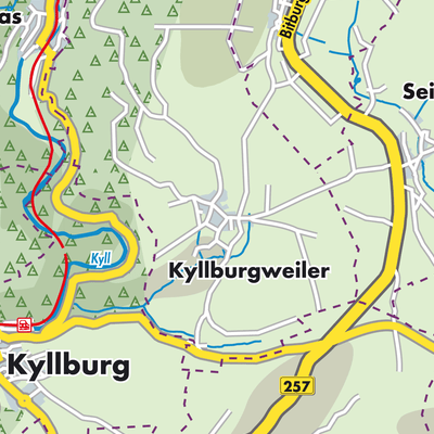 Übersichtsplan Kyllburgweiler