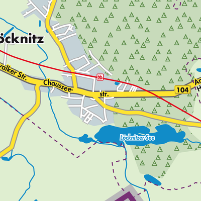 Übersichtsplan Löcknitz