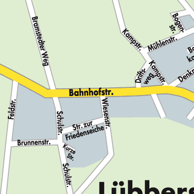 Stadtplan Lübberstedt