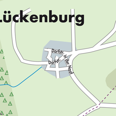 Stadtplan Lückenburg