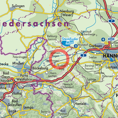 Landkarte Lüdersfeld