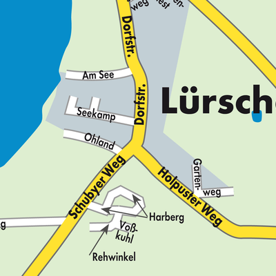 Stadtplan Lürschau