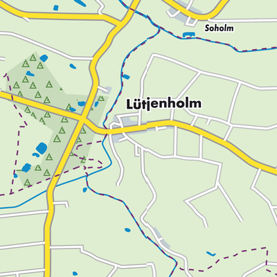 Übersichtsplan Lütjenholm