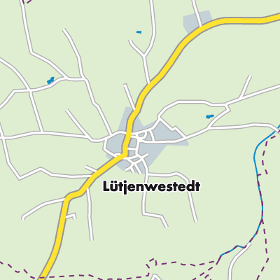 Übersichtsplan Lütjenwestedt