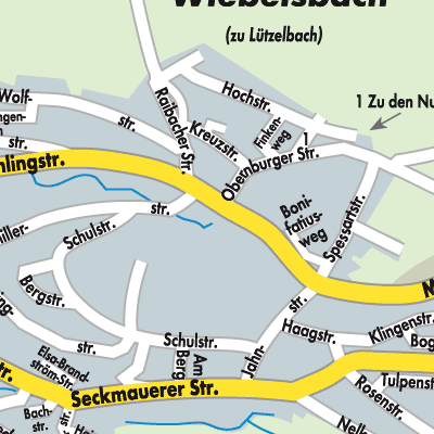 Stadtplan Lützelbach