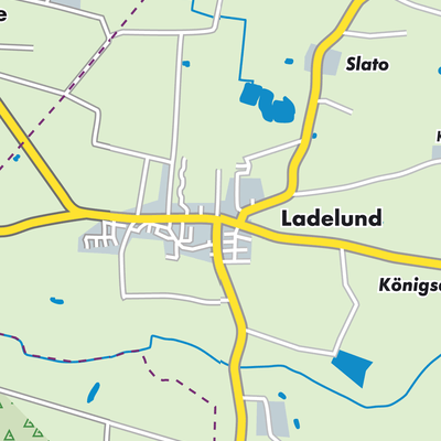 Übersichtsplan Ladelund