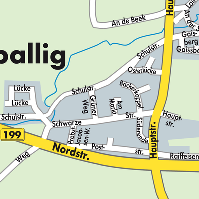 Stadtplan Langballig