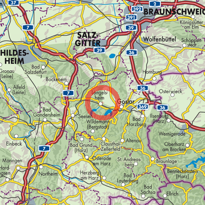 Landkarte Langelsheim