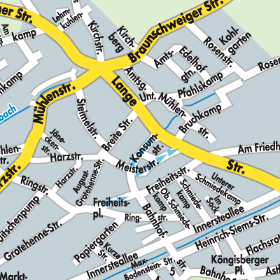 Stadtplan Langelsheim