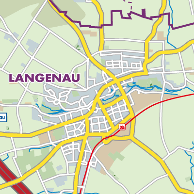 Übersichtsplan Langenau