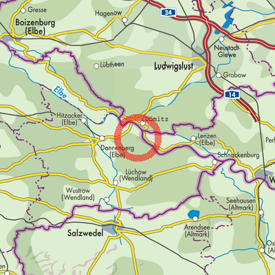 Landkarte Langendorf