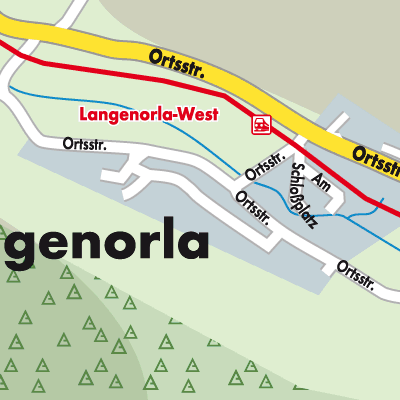 Stadtplan Langenorla