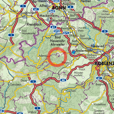 Landkarte Langscheid
