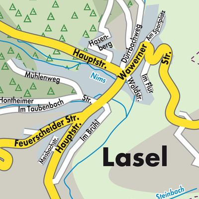 Stadtplan Lasel