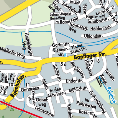 Stadtplan Lauchheim