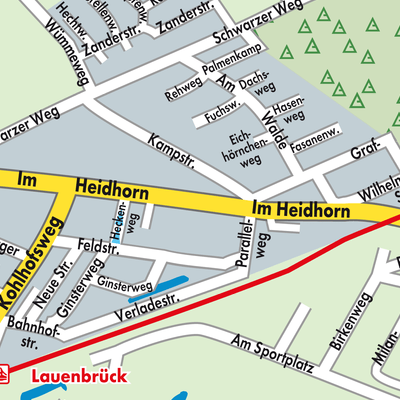 Stadtplan Lauenbrück