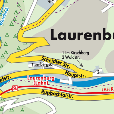 Stadtplan Laurenburg