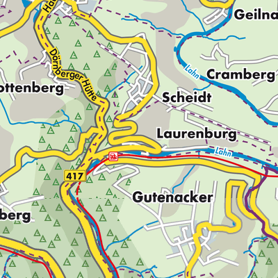 Übersichtsplan Laurenburg
