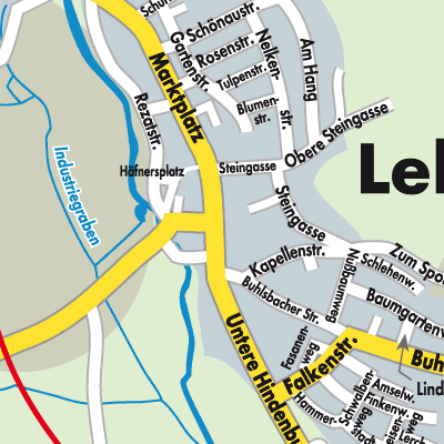 Stadtplan Lehrberg