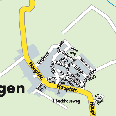Stadtplan Leiningen