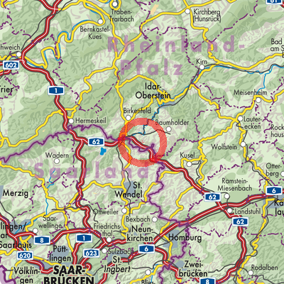 Landkarte Leitzweiler