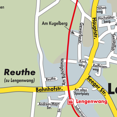 Stadtplan Lengenwang