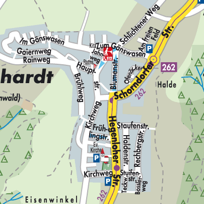 Stadtplan Lichtenwald