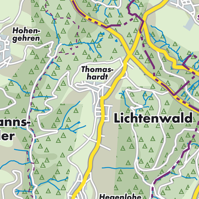 Übersichtsplan Lichtenwald