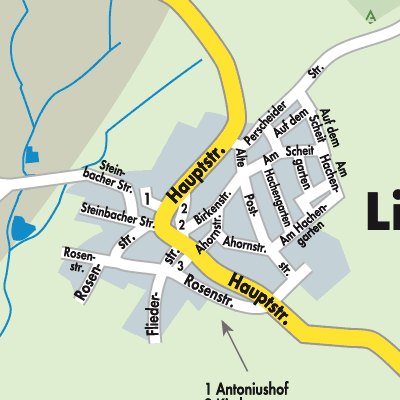 Stadtplan Liebshausen