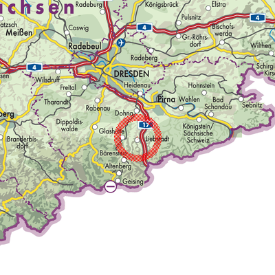 Landkarte Liebstadt