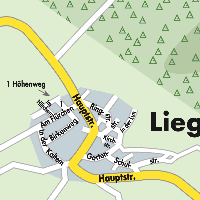 Stadtplan Lieg