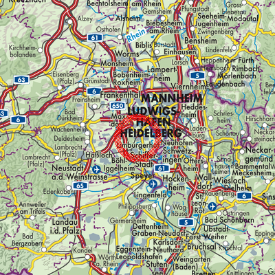 Landkarte Limburgerhof