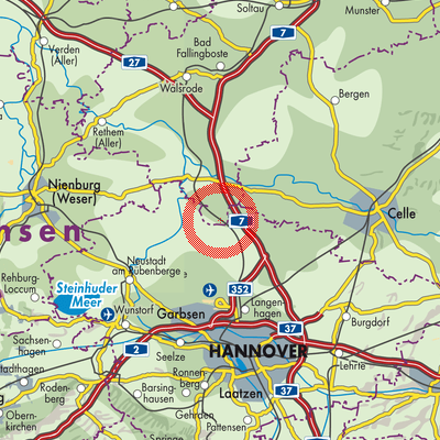 Landkarte Lindwedel